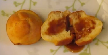 Yorkshire puddings with gravy